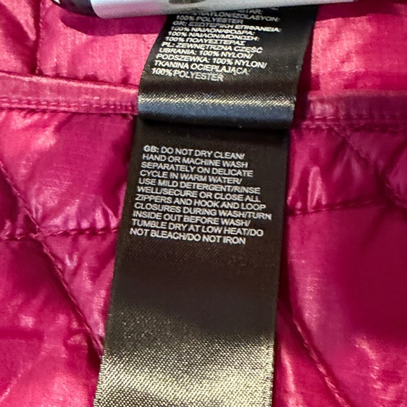 The North Face Women Quilted Thermoball Purple Orange Puffer Jacket Size Medium - Picture 10 of 15